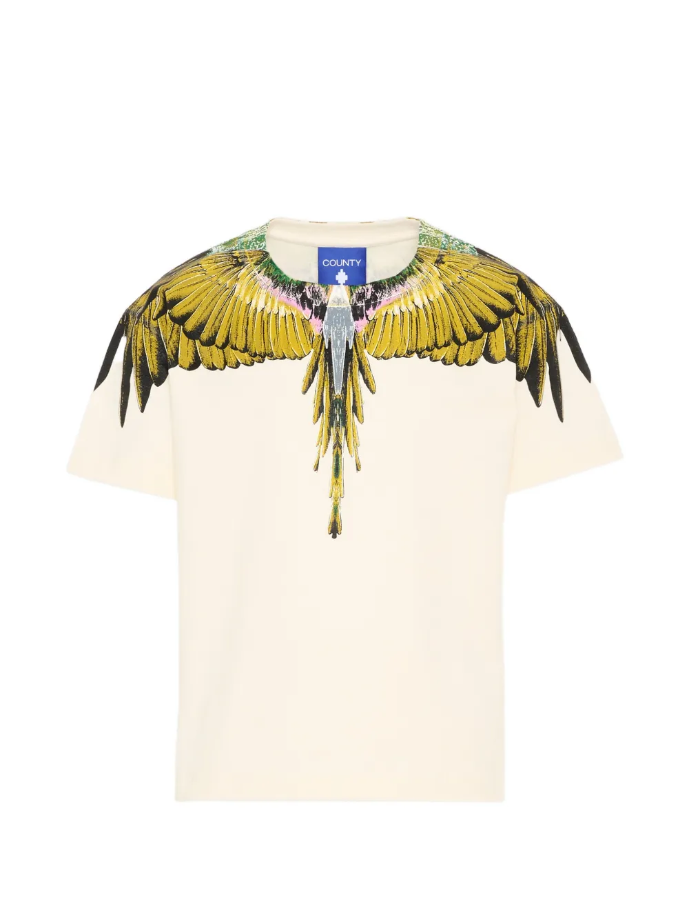 COUNTY OF MILAN Wings-print T-shirt - Toni neutri