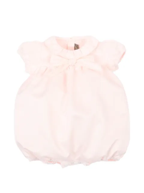 Little Bear bow-detail ruffled romper