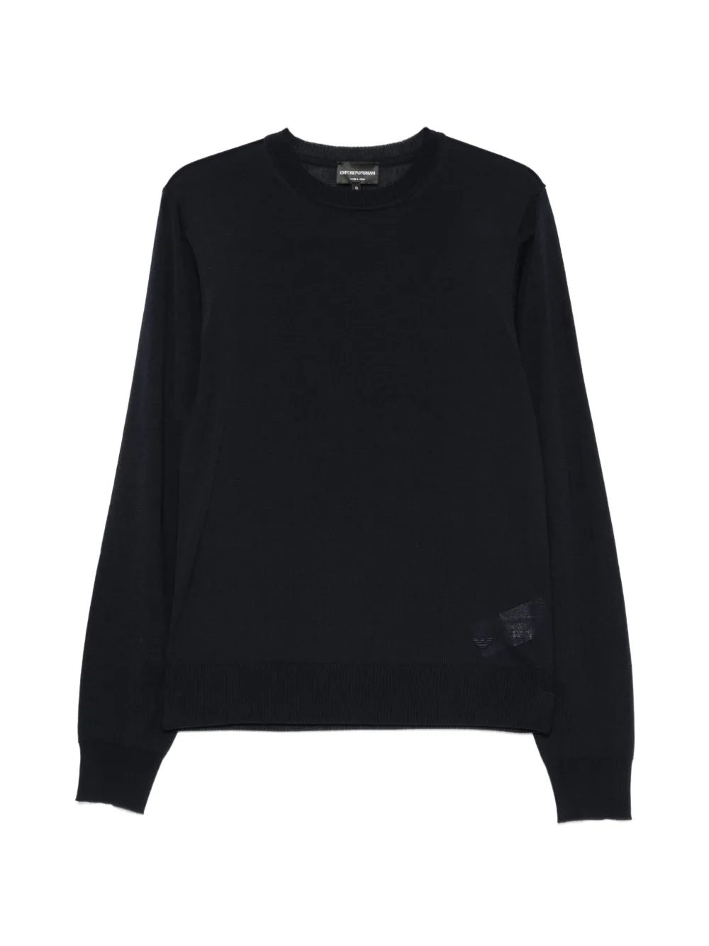 Emporio Armani crew-neck sweater - Blu