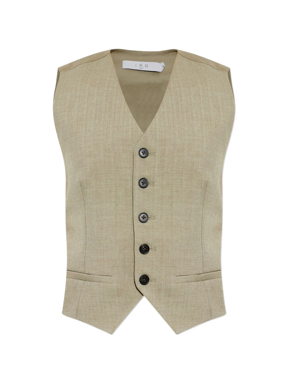 Iro V-neck Button-up Waistcoat In Multi