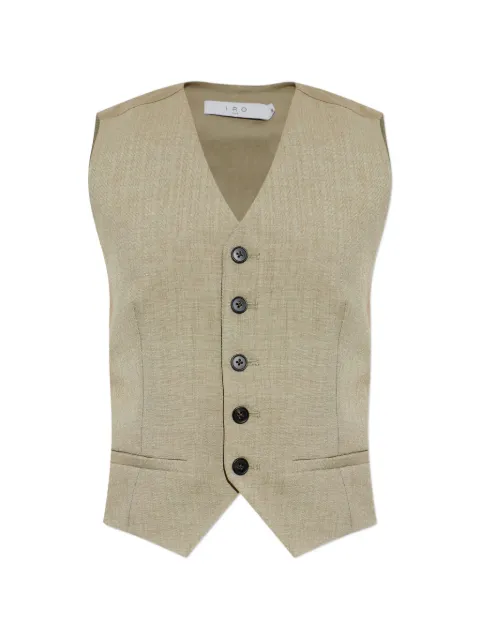 IRO v-neck button-up waistcoat