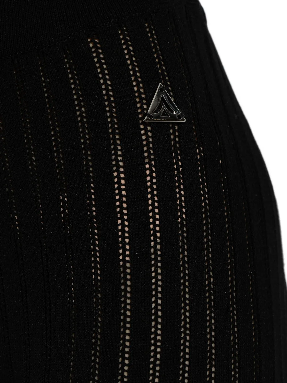 Akep Open-knit Flared Trousers In Multi