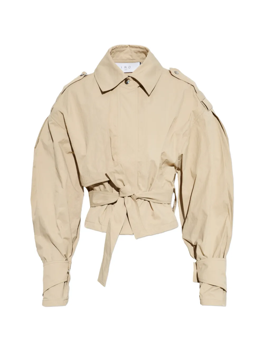 Iro Belted Puff-sleeve Jacket In Multi