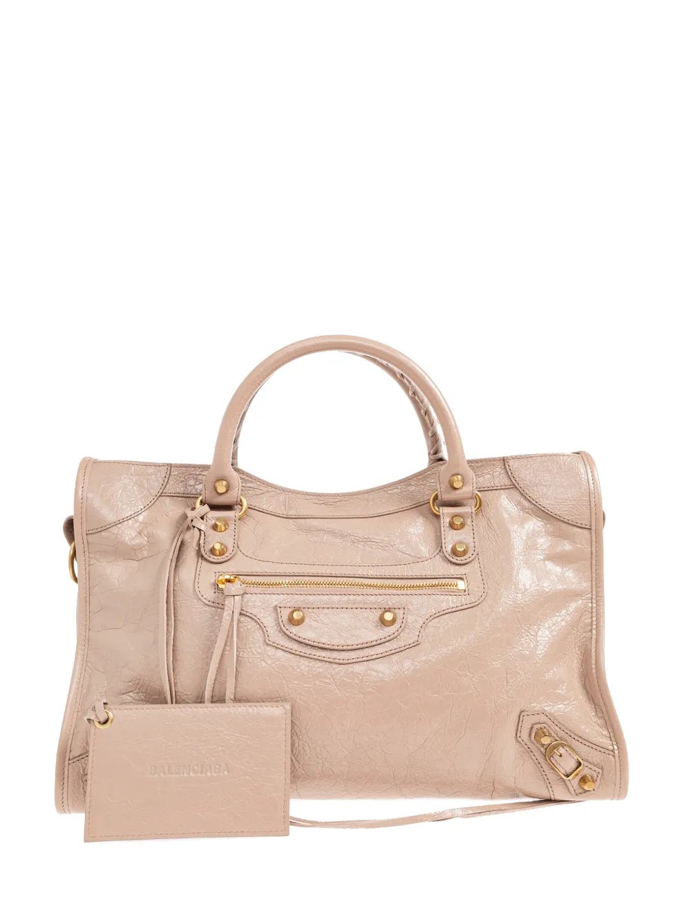 Balenciaga medium Le City leather tote bag - Rosa