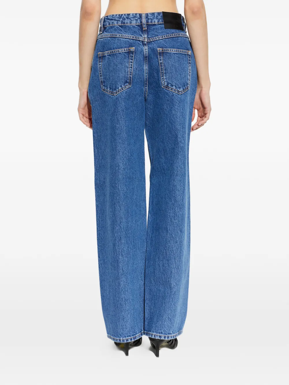 IRO Gerafelde jeans Blauw