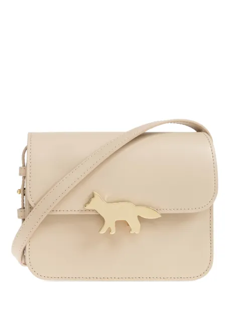 Maison Kitsuné Edie fox-plaque shoulder bag