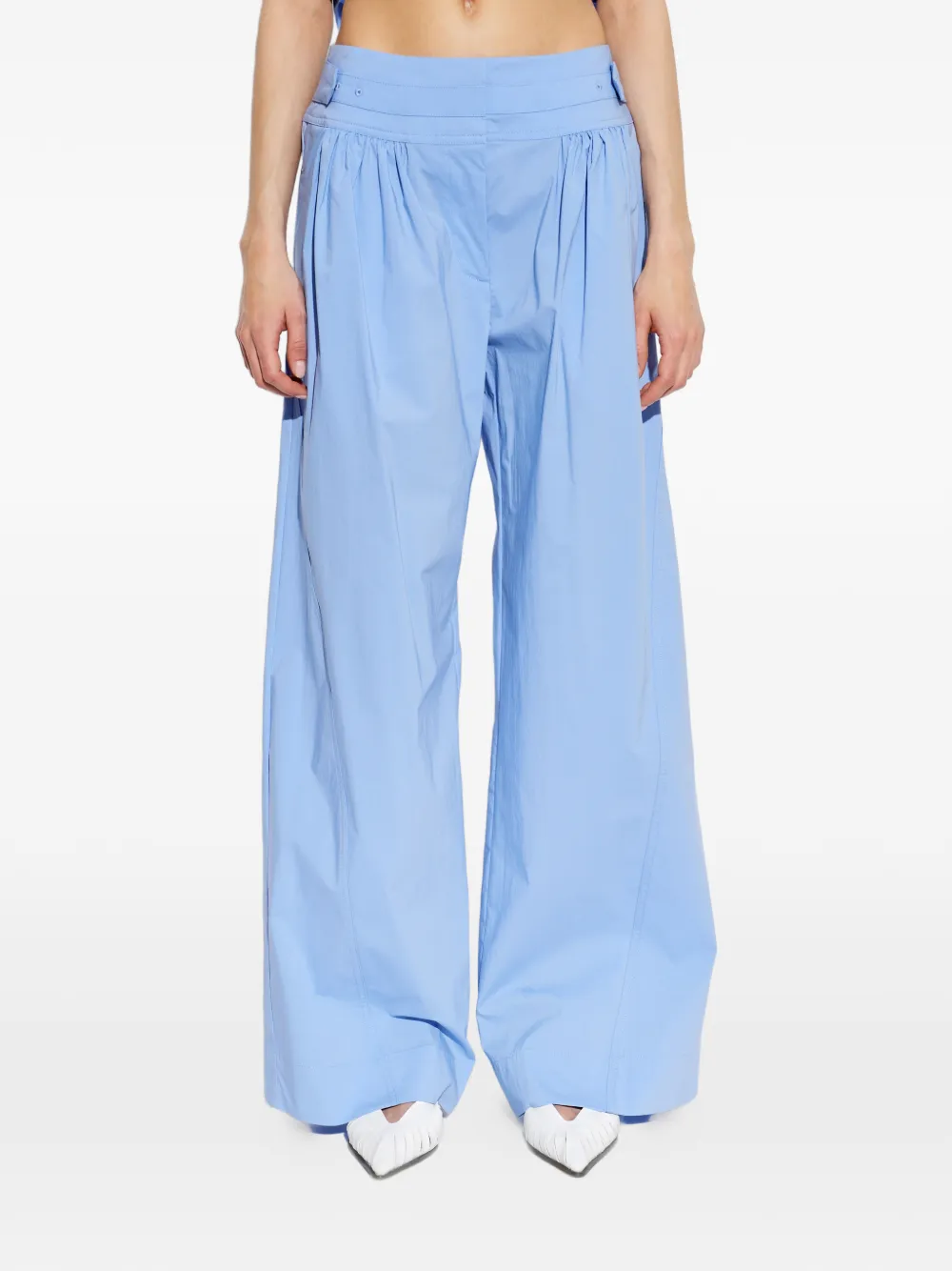  Iro Pantalones Plisados - Azul 