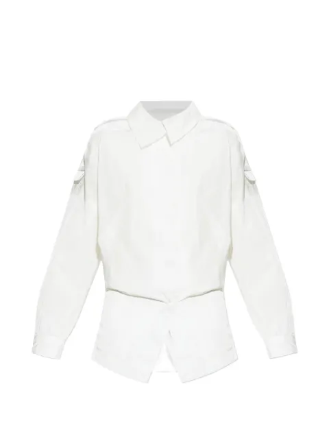 IRO Wouna epaulette-detail twisted-waist jacket