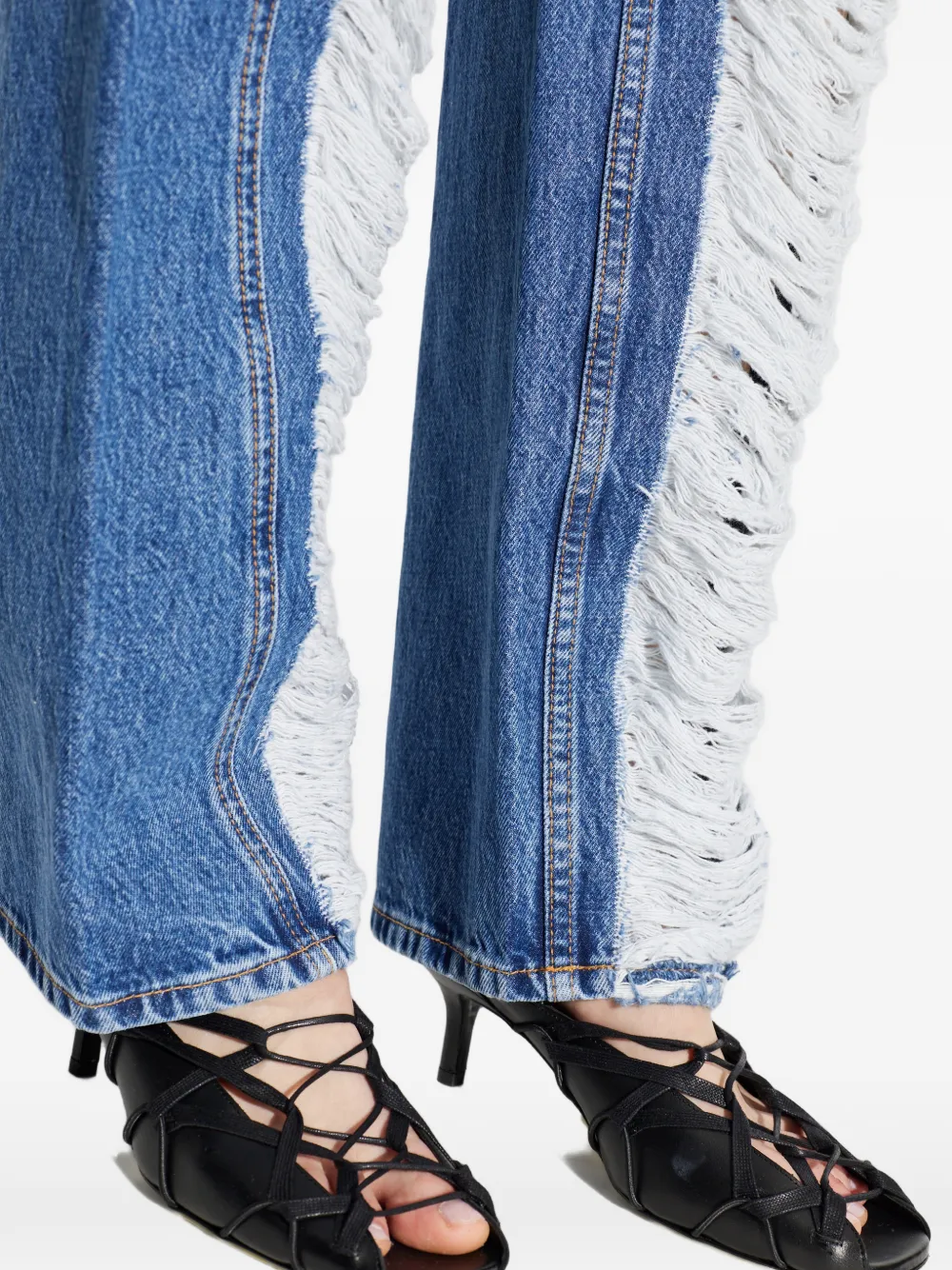 IRO CORSET DOLL lace-up mules Zwart