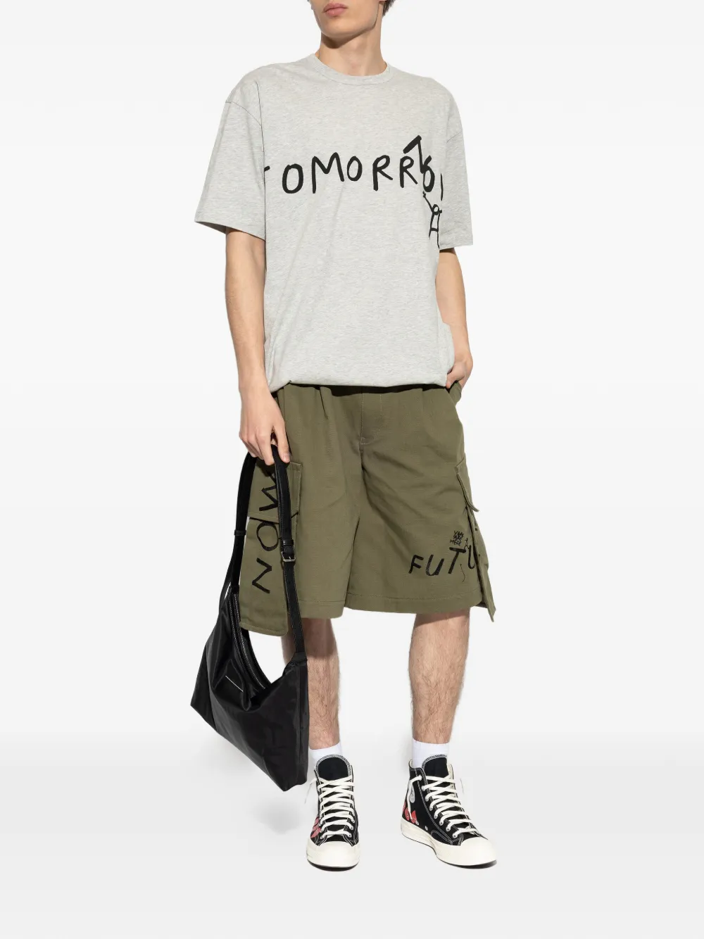 Comme Des Garçons Shirt T-shirt met ronde hals Grijs