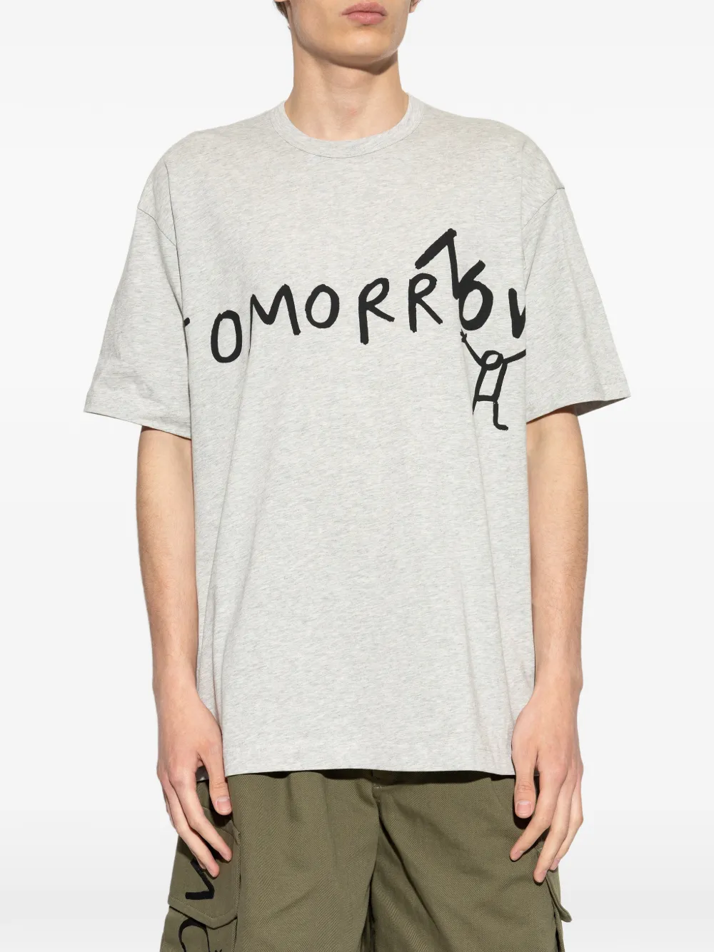 Comme Des Garçons Shirt T-shirt met ronde hals Grijs