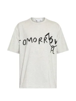 Comme Des Garçons Shirt People Power T-Shirt | Grey | FARFETCH ID