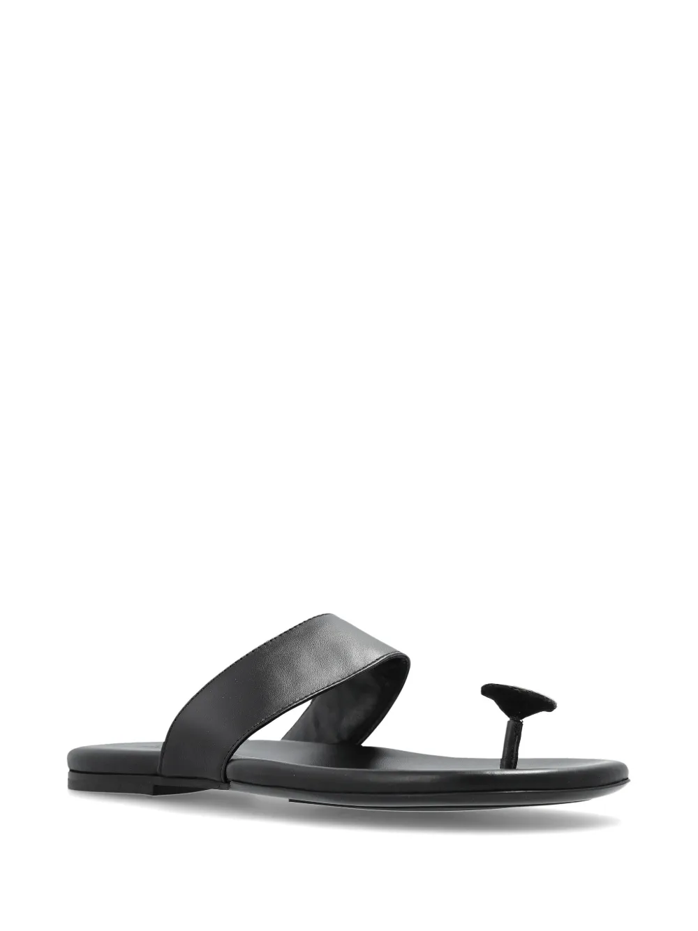 IRO Leren sandalen met studs Zwart