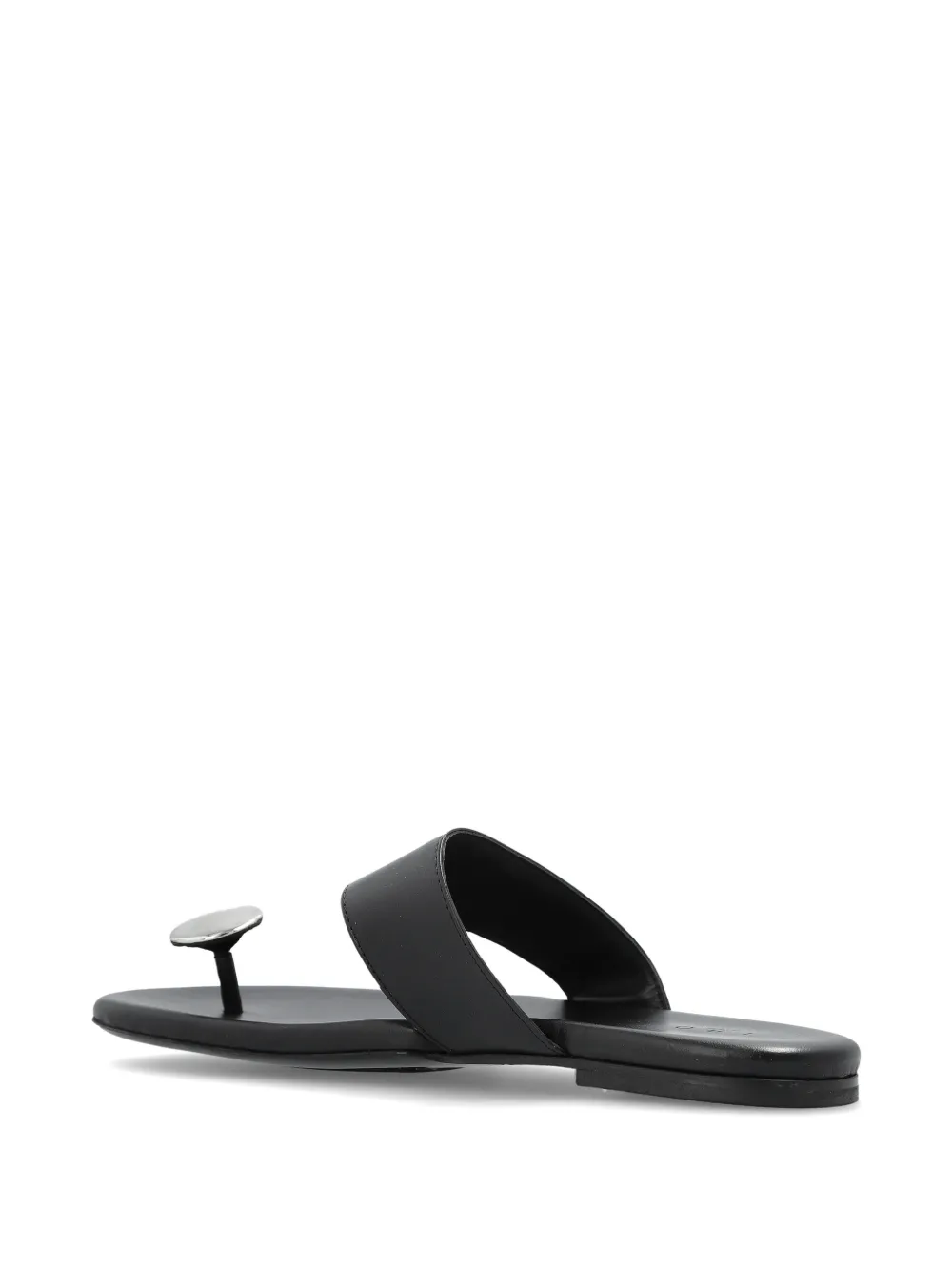 IRO Leren sandalen met studs Zwart