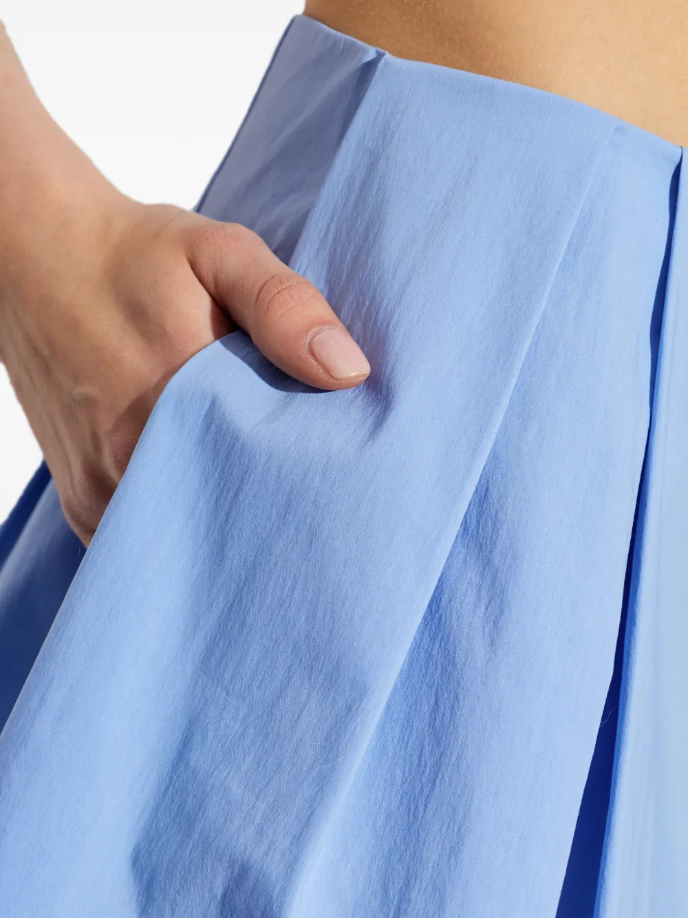 IRO Nolween geplooide shorts Blauw