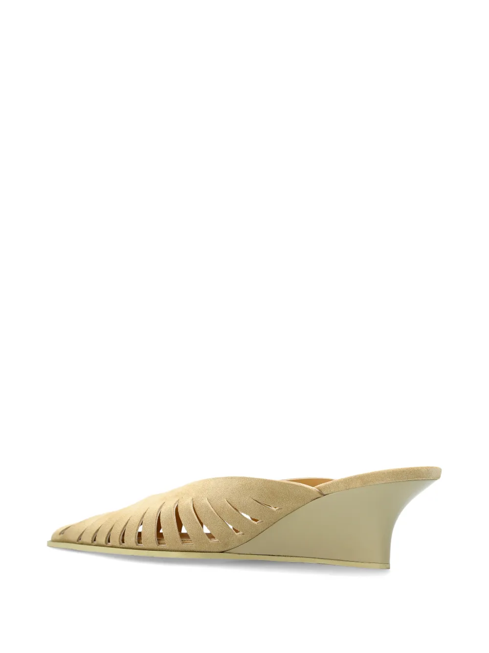 IRO FAUVE LOW CUT SUEDE mules Beige