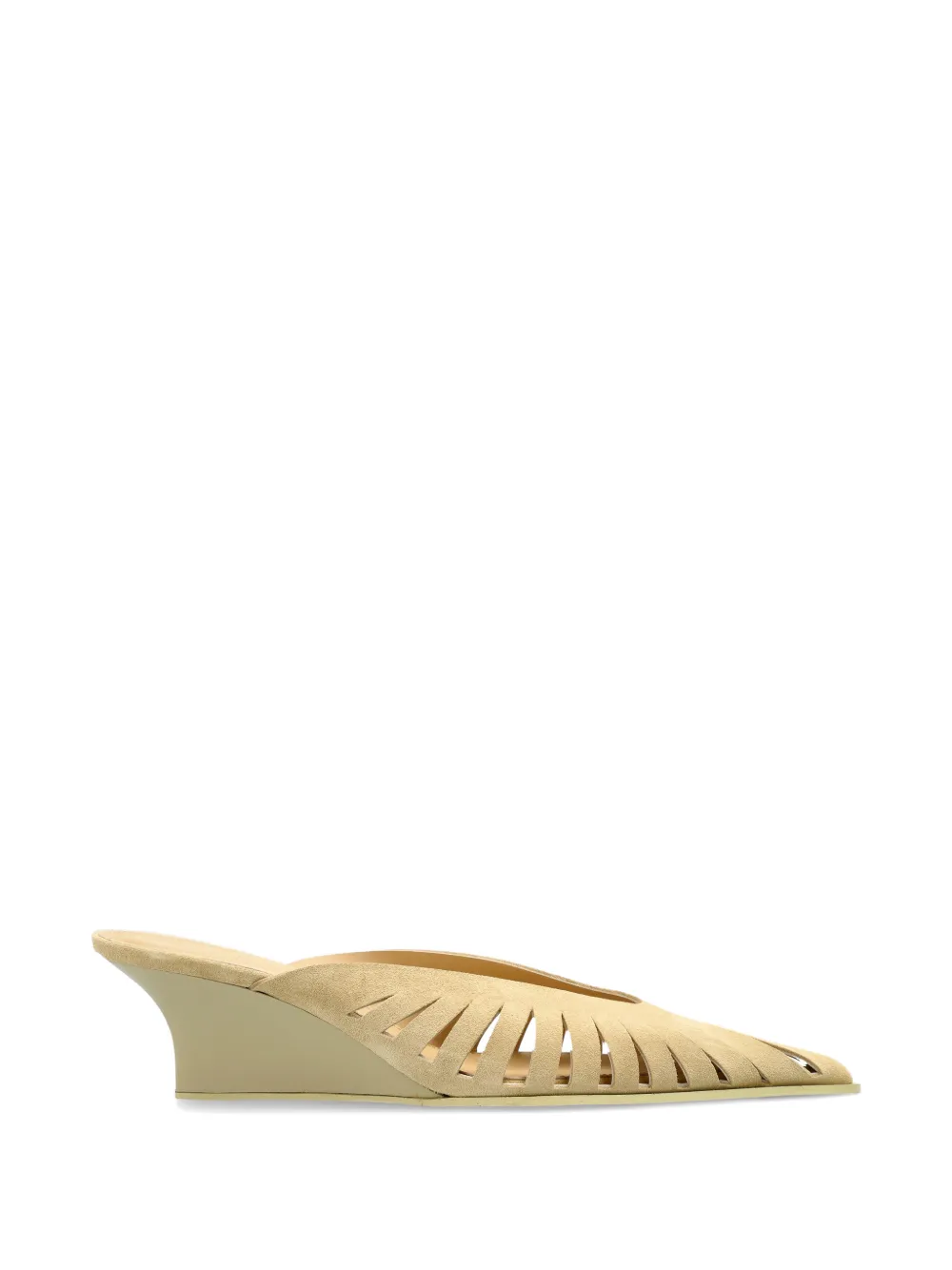IRO FAUVE LOW CUT SUEDE mules Beige