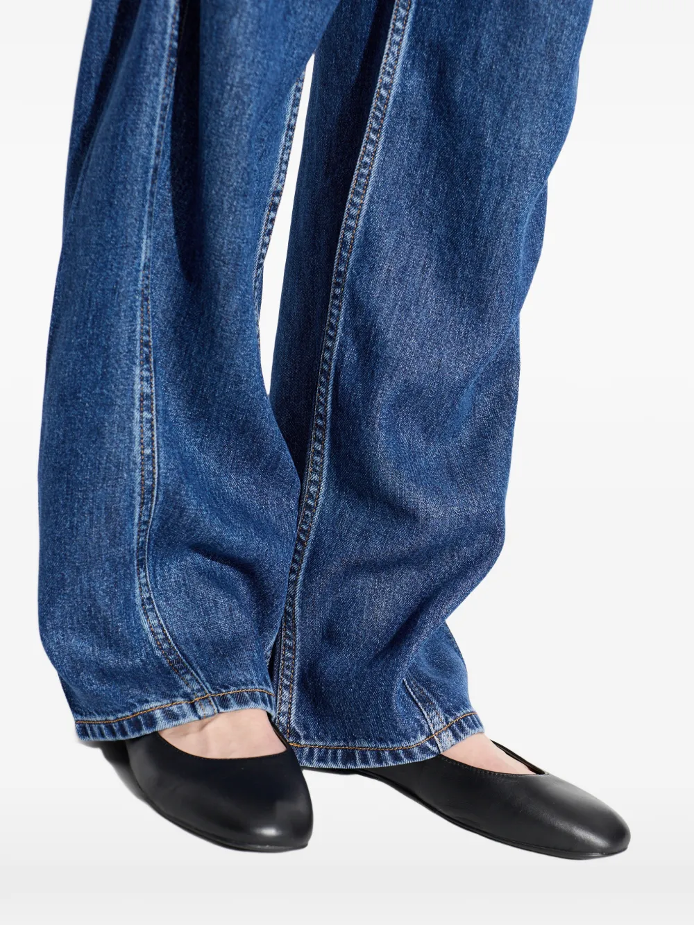 Michael Kors buckle-strap ballet flats Zwart