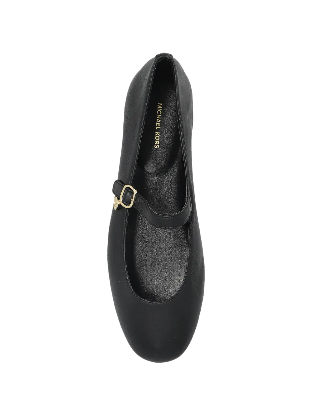 Michael Kors buckle-strap ballet flats Zwart
