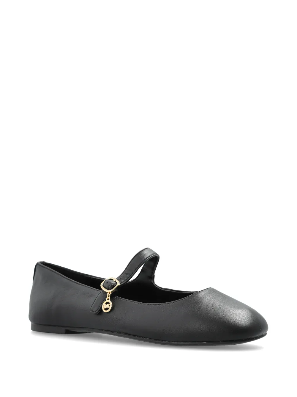 Michael Kors buckle-strap ballet flats Zwart