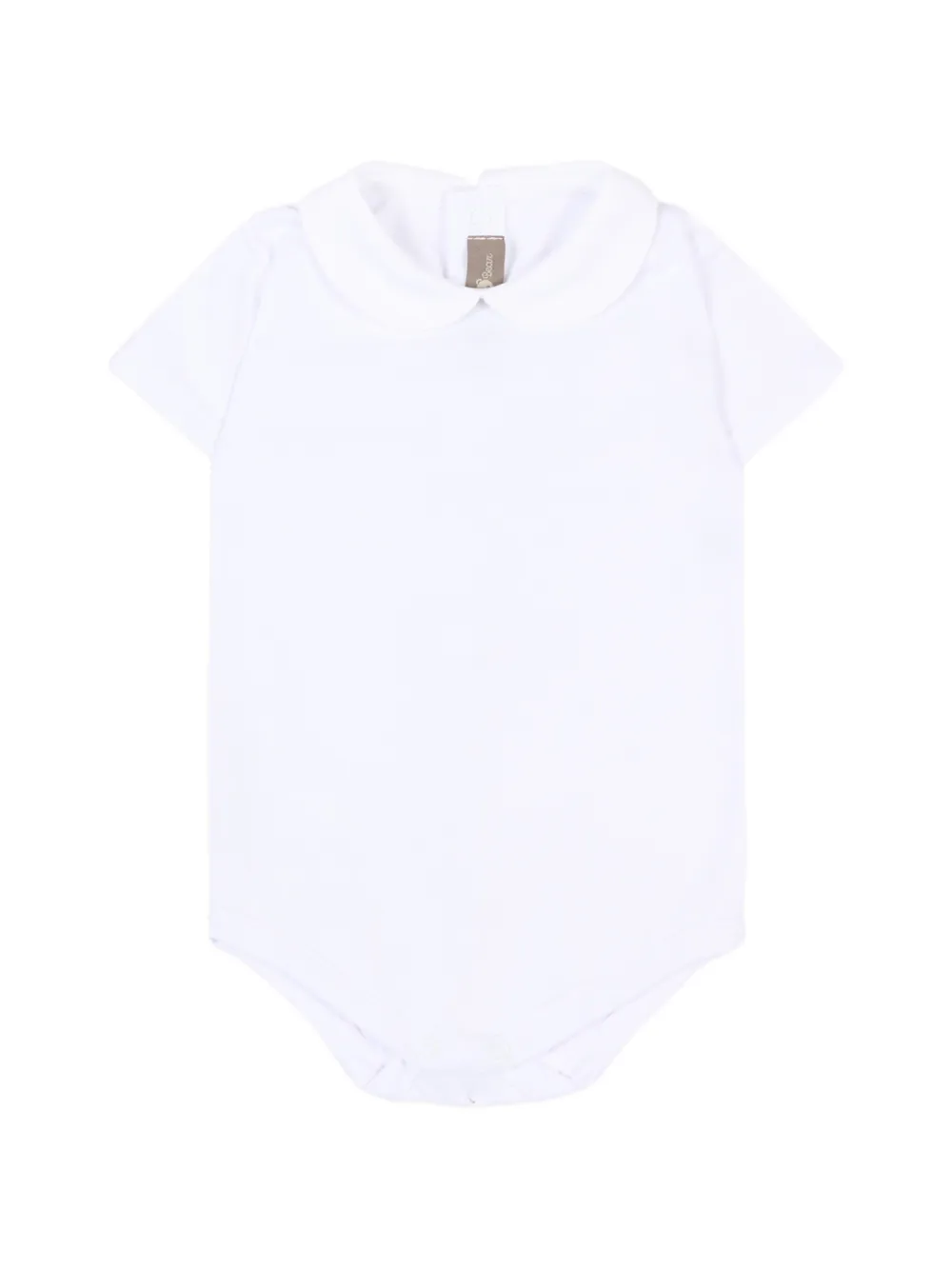 Little Bear Peter Pan-collar body - Bianco