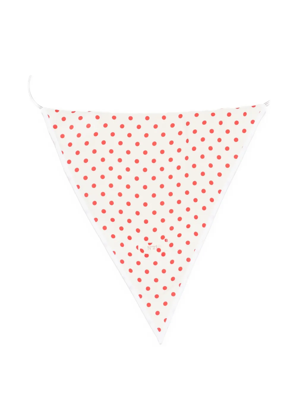 Nº21 polka-dot scarf - Toni neutri