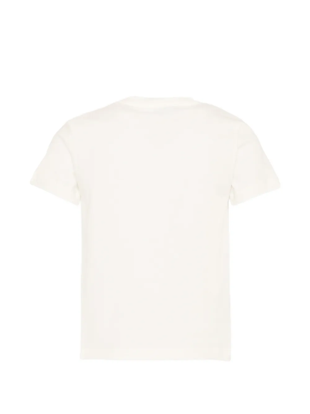 Roberto Cavalli Junior T-shirt met tropische print Wit