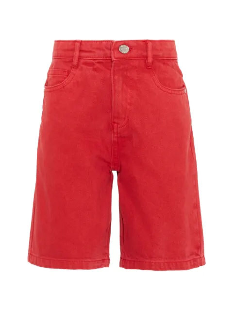 TRUSSARDI JUNIOR logo-patch cotton shorts