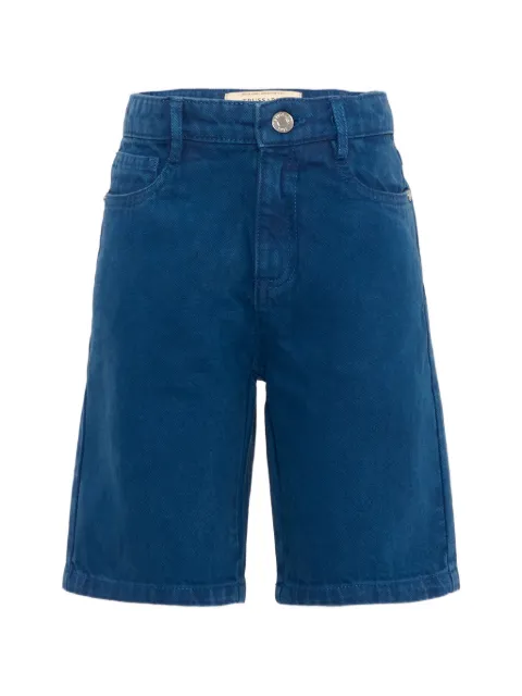 TRUSSARDI JUNIOR logo-patch cotton shorts