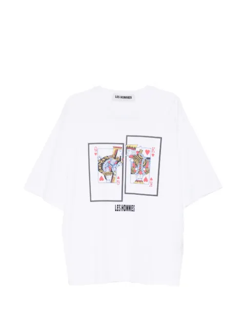 LES HOMMES printed T-shirt