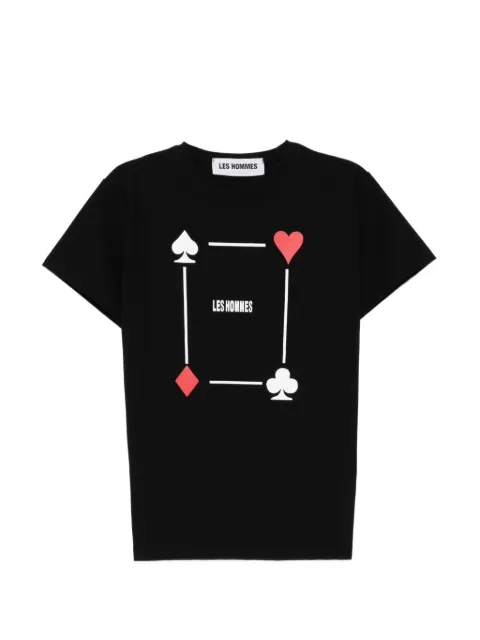 LES HOMMES printed T-shirt