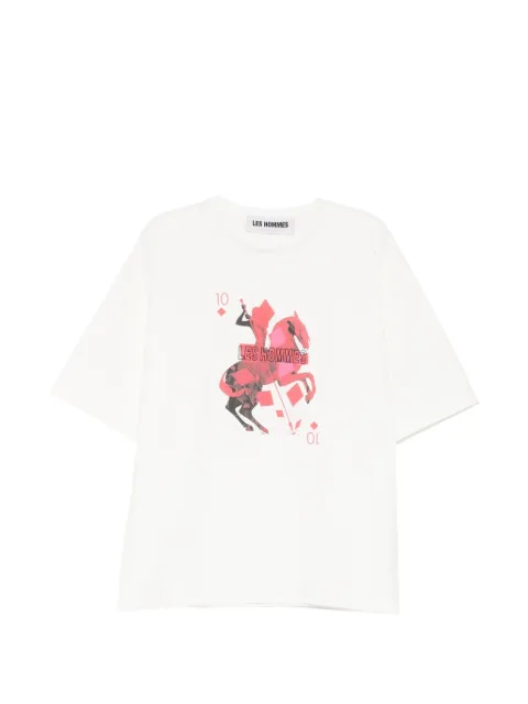 LES HOMMES printed T-shirt