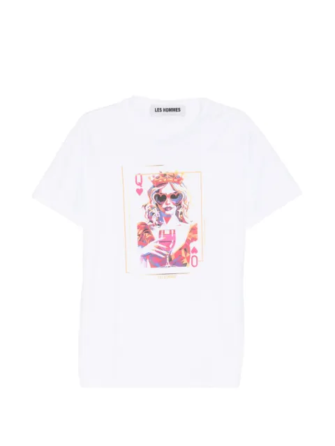 LES HOMMES printed T-shirt