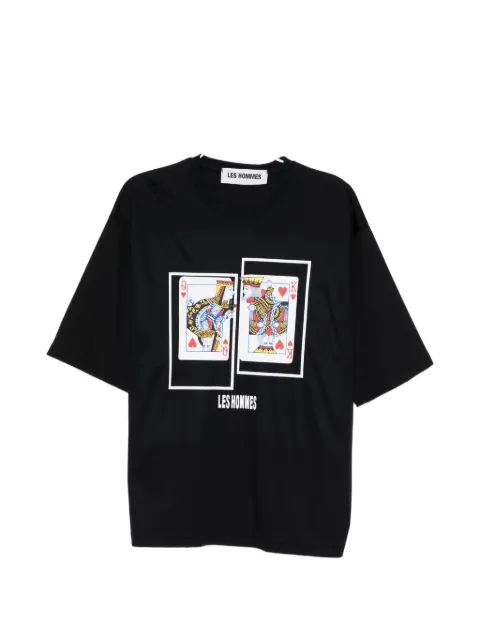 LES HOMMES printed T-shirt