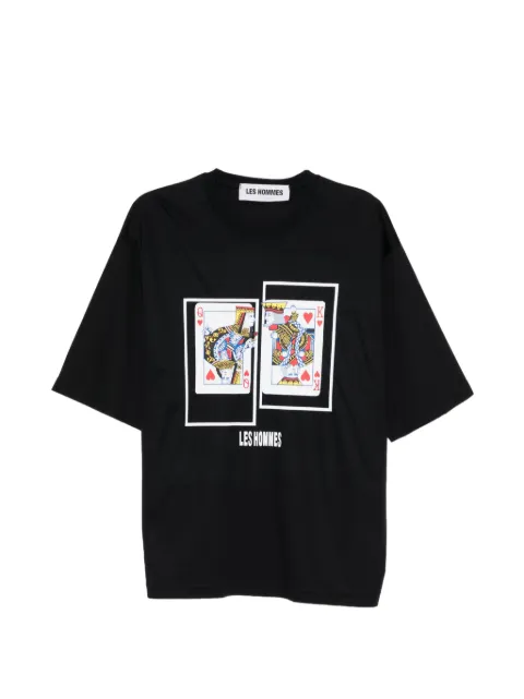 LES HOMMES printed T-shirt