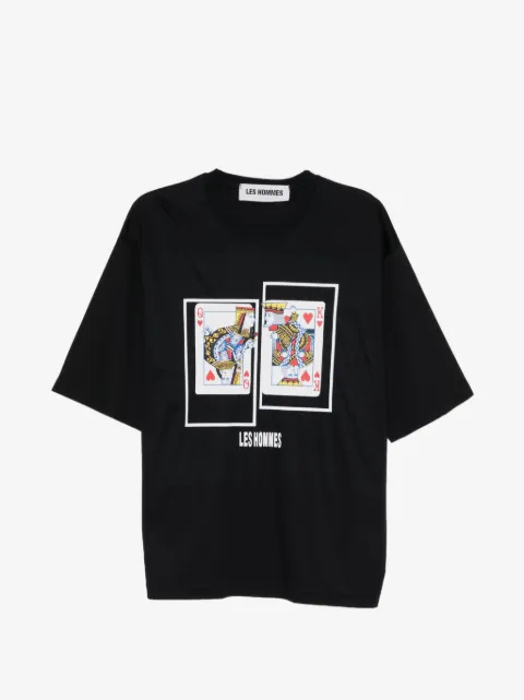 LES HOMMES printed T-shirt