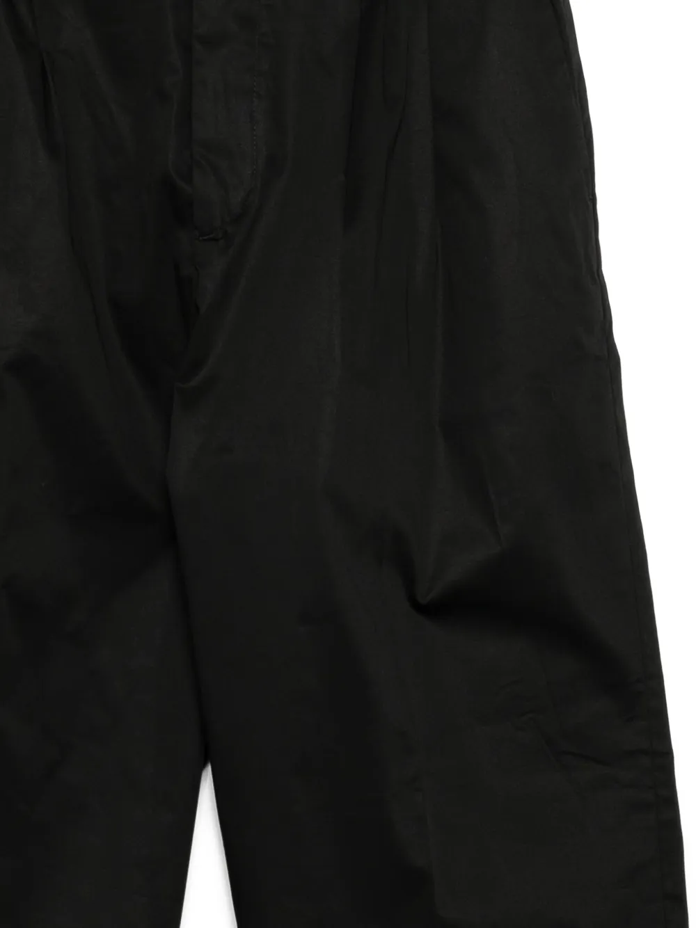 LES HOMMES Geplooide pantalon Zwart