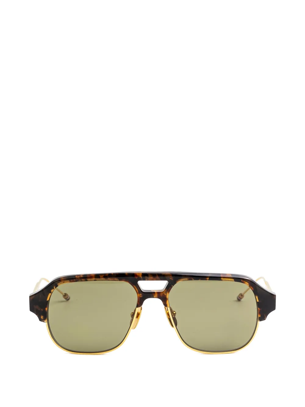 Thom Browne Pilot-frame Sunglasses In Brown