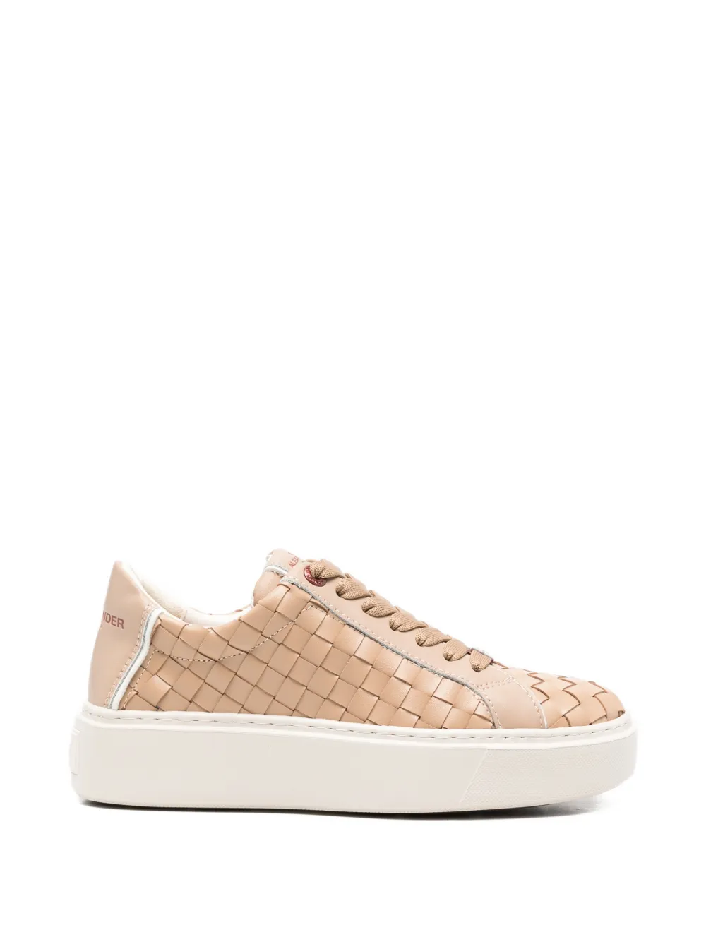 Alexander Smith woven leather sneakers - Toni neutri