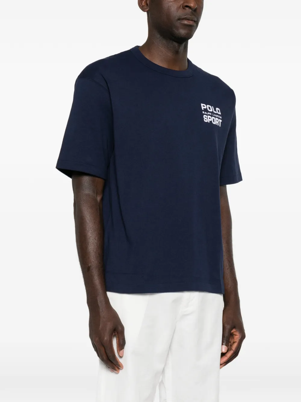 Polo Ralph Lauren T-shirt met geborduurd logo Blauw