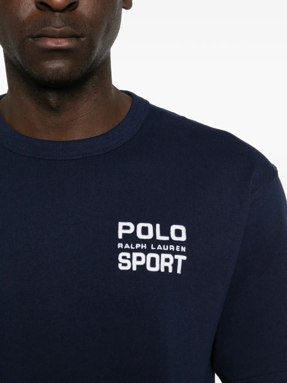 Polo Ralph Lauren T-shirt met geborduurd logo Blauw