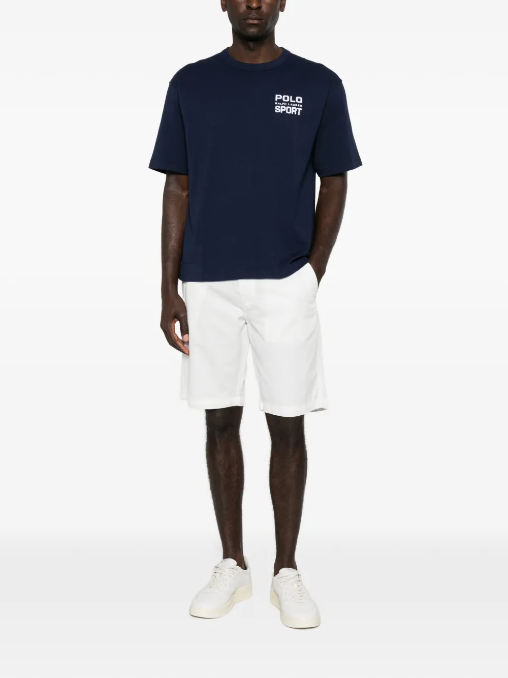 Polo Ralph Lauren T-shirt met geborduurd logo Blauw