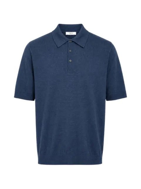MASQ short-sleeve knit polo shirt