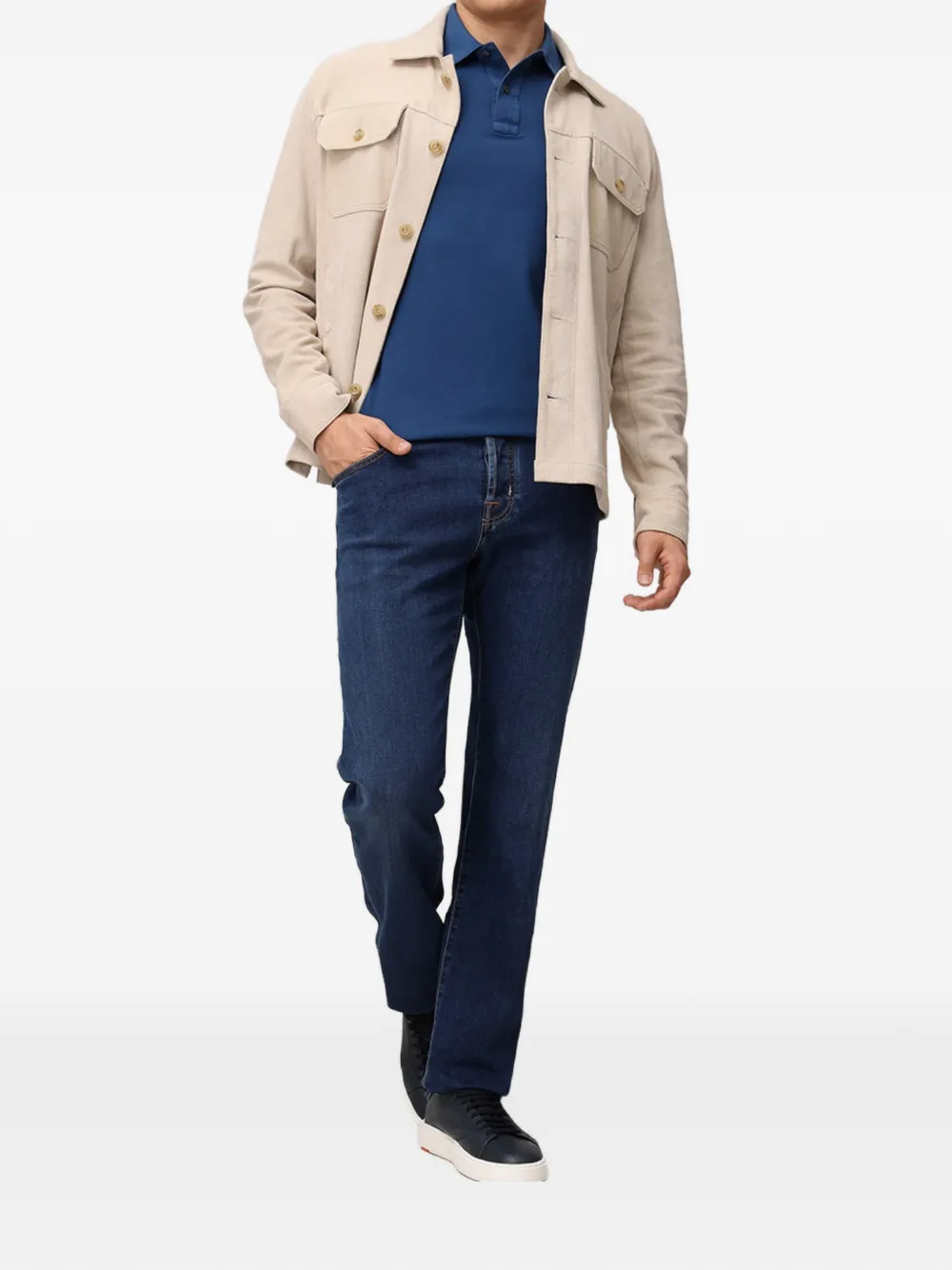 Gran Sasso Poloshirt met korte mouwen Blauw