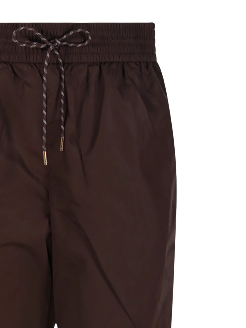 Zimmermann Drawstring Elasticated-cuff Track Pants In Brown