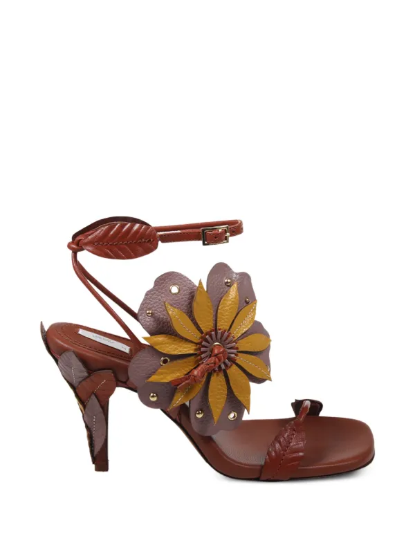 Zimmermann Brightside Sandals 85 in Brown