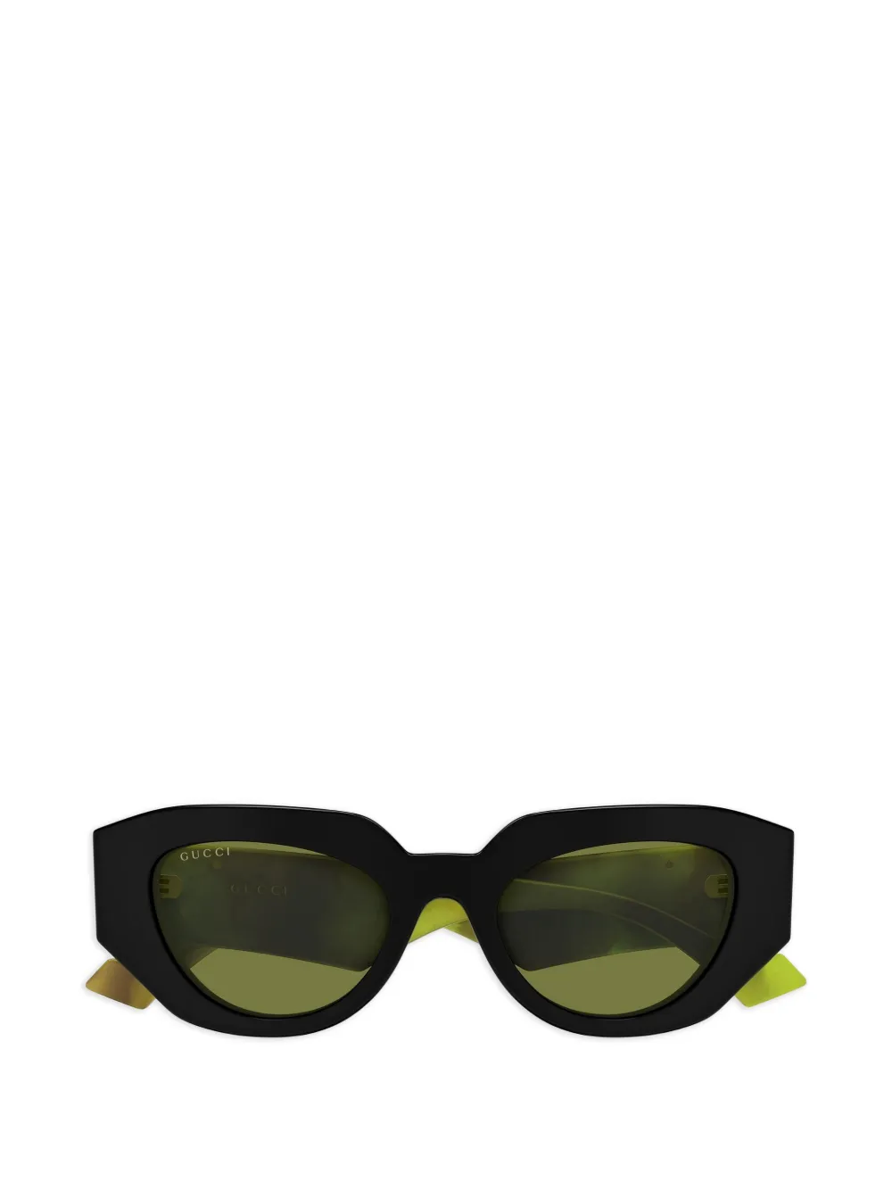 Gucci Eyewear Occhiali da sole geometrici - Nero