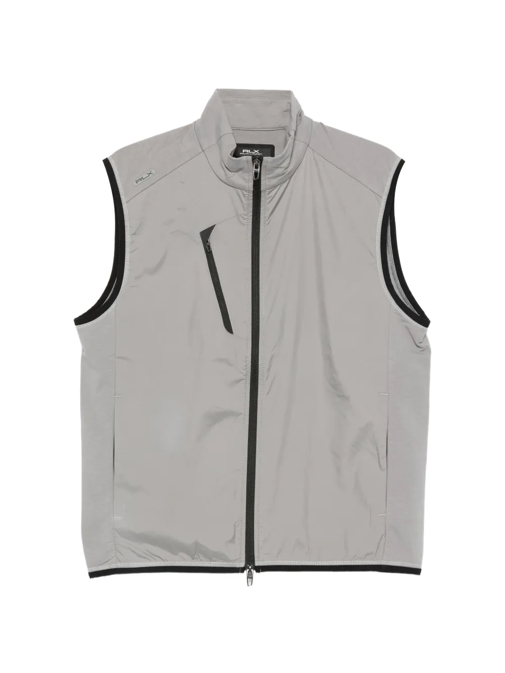 RLX Ralph Lauren zip-up high-neck gilet - Grau