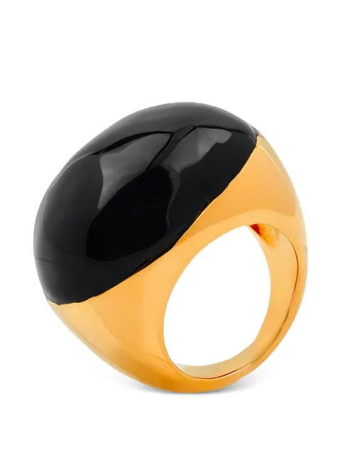 Marni cabochon-cut resin ring