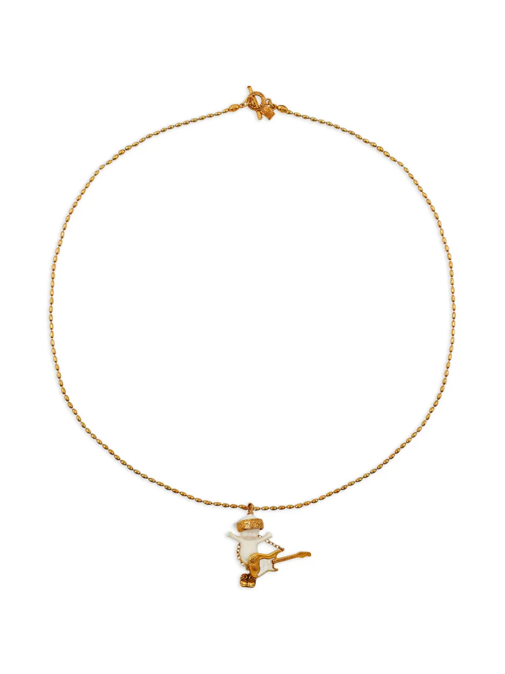 Gem Kingdom Rock-A-Bye Baby porcelain-pendant necklace - Oro